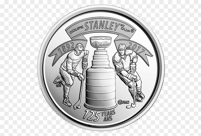 Coin 2017 Stanley Cup Playoffs National Hockey League Quarter PNG