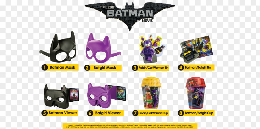 Indonesia Rice Bowl Menu Fast Food McDonald's Happy Meal Batman PNG