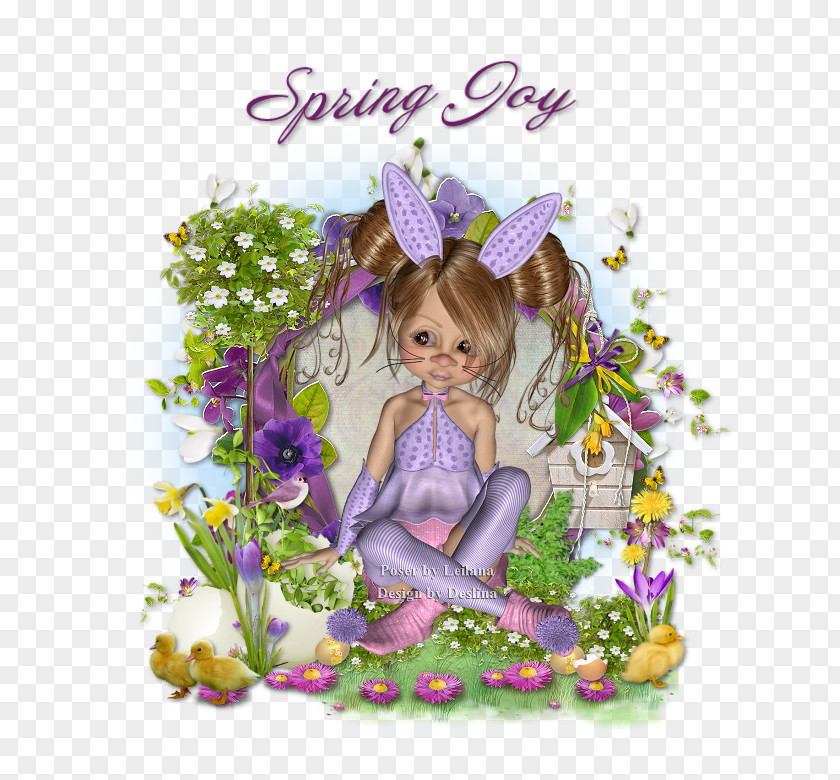 Joy Easter Fairy PNG