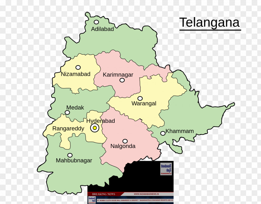 Map States And Territories Of India Hyderabad State Telangana Rashtra Samithi PNG