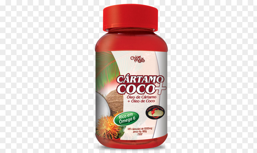 Oil Coconut Capsule Safflower Energy Drink PNG