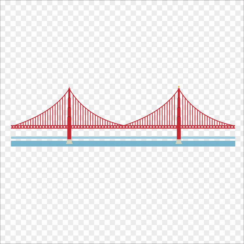 Flat Bridge Triangle Area Point Pattern PNG