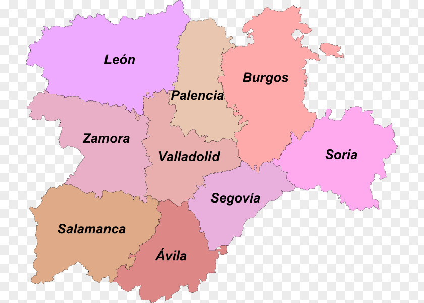 Map León Soria Castilian-Leonese Regional Election, 2015 Autonomous Communities Of Spain Leonese Dialect PNG