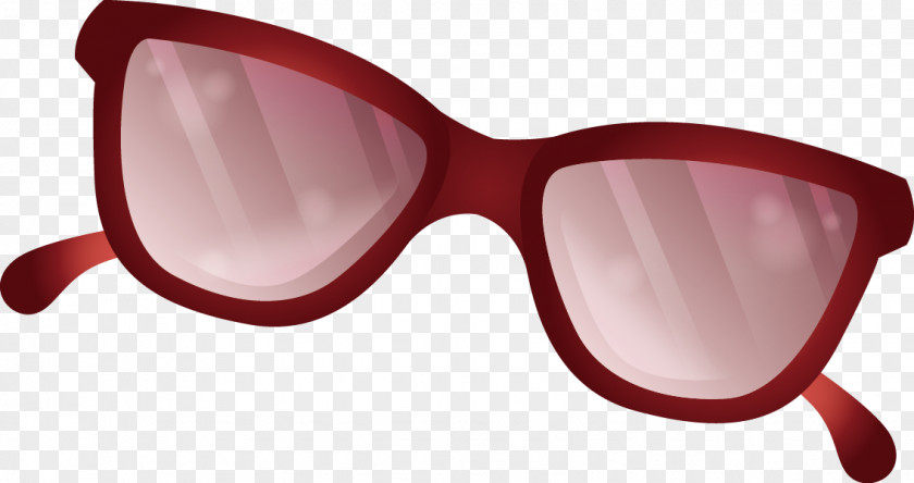 Red Sunglasses Vector Goggles PNG
