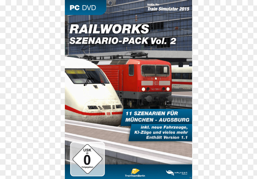 Ultimate Dog Simulator Train Video Game Railworks Scenery Pack Munich–Augsburg Railway PNG