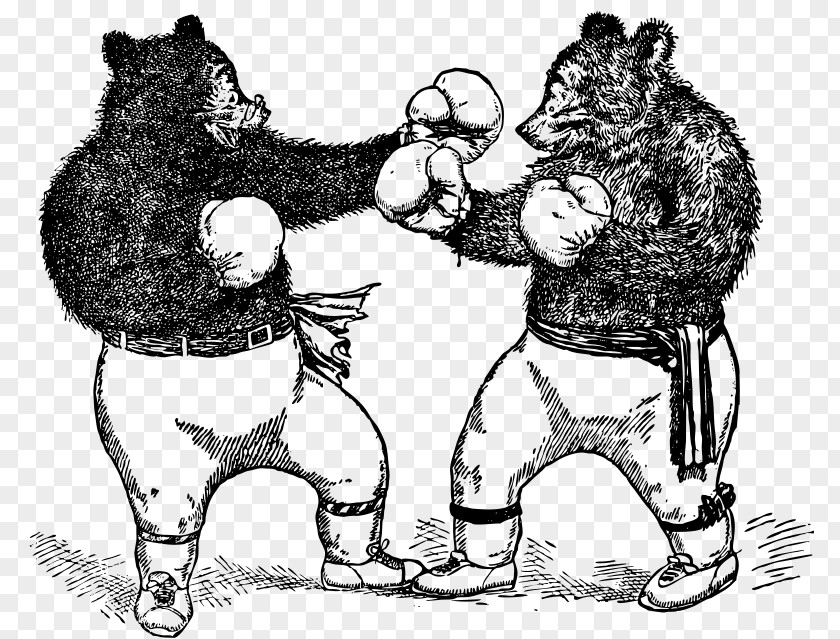 Boxing Glove American Black Bear The Roosevelt Bears: Their Travels And Adventures PNG