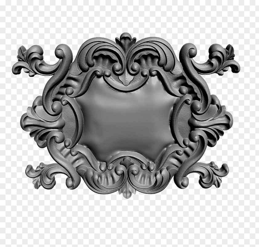 Cartouche Pictogram Silver Pattern PNG