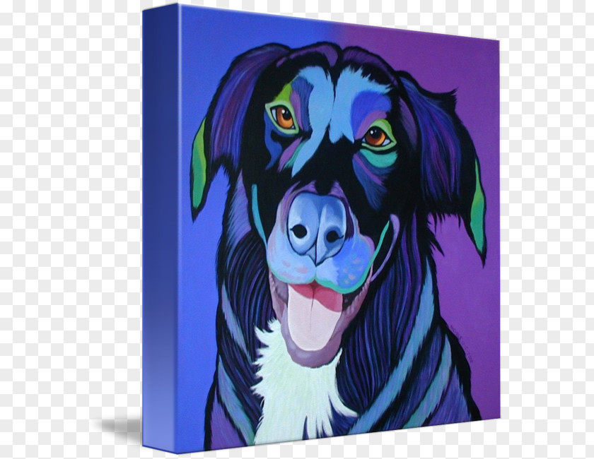 Dog Acrylic Paint Painting Modern Art PNG