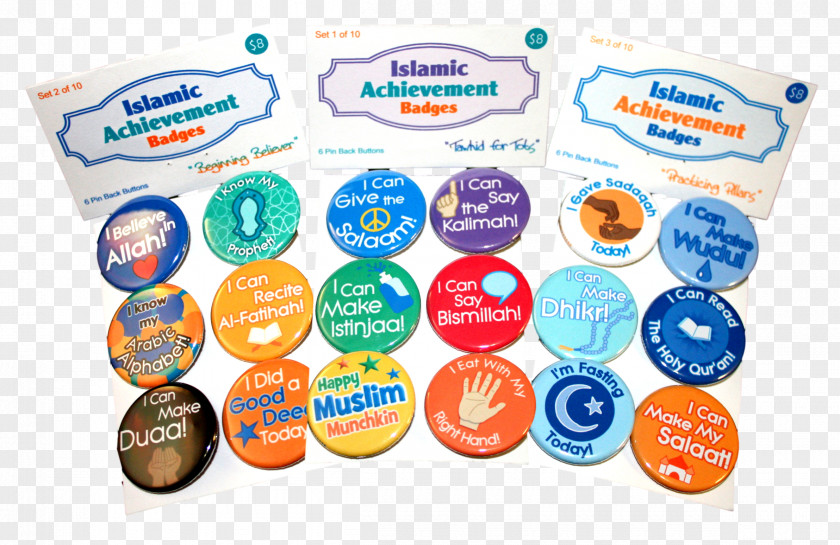 Islamic Button Badge Islam Quran Child Allah Extended Family PNG