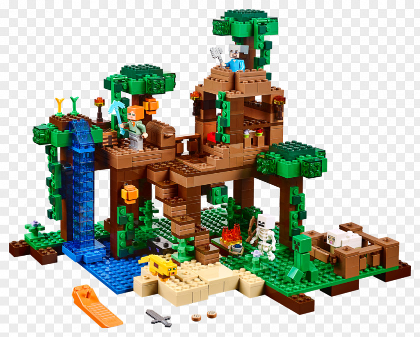 LEGO 21125 Minecraft Jungle Tree House Lego PNG