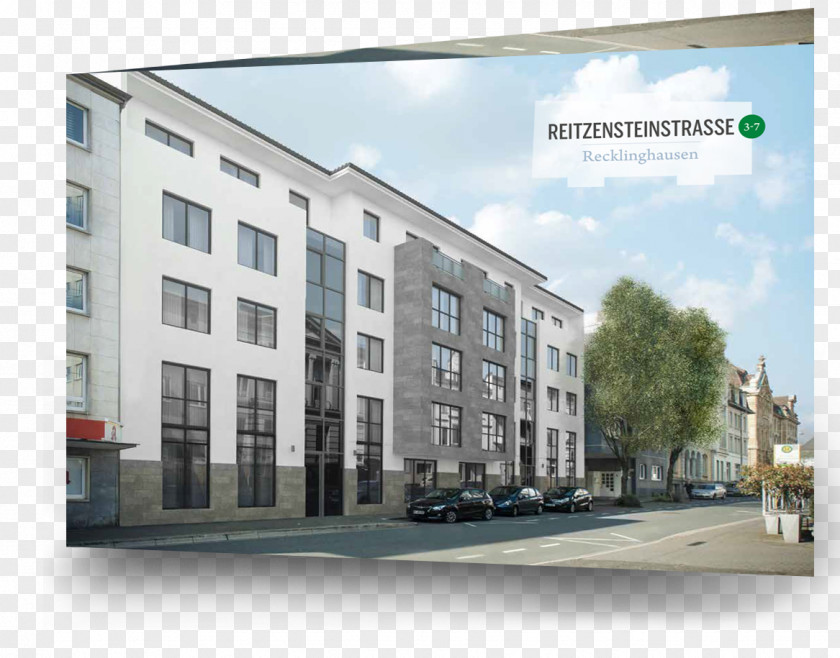 Recklinghausen Mixed-use Facade Condominium Urban Design Apartment PNG