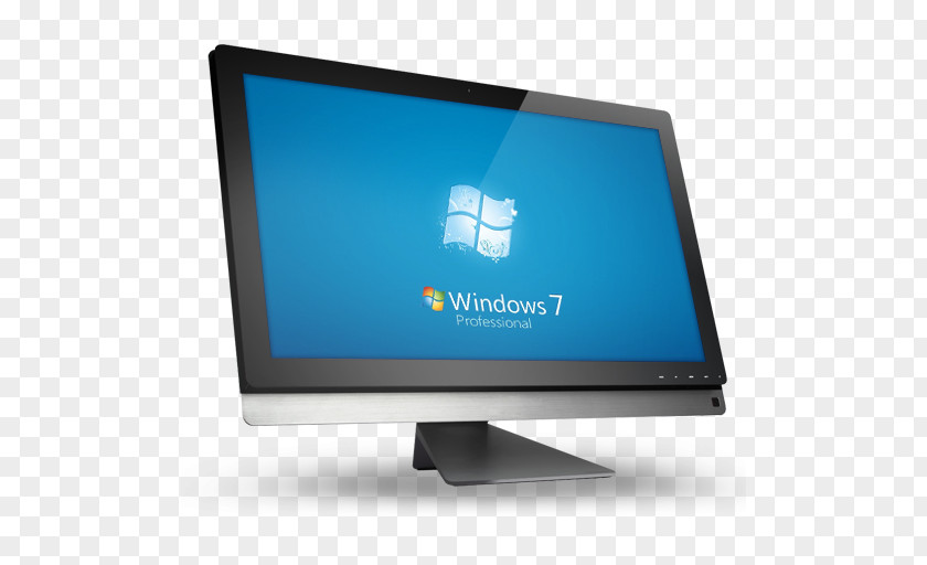06 Computer Windows 7 Wallpaper Monitor Output Device Desktop PNG