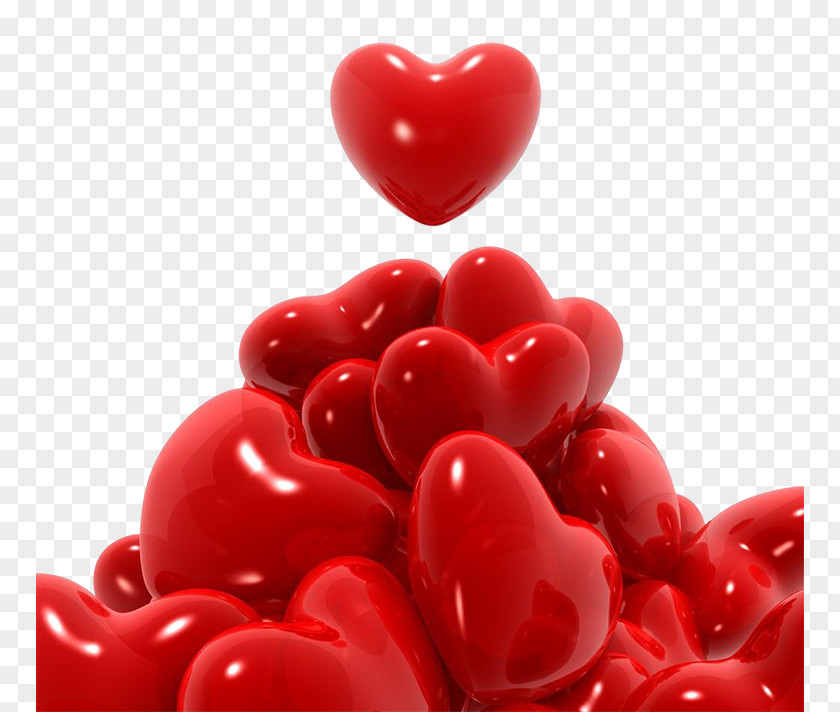 3D Hearts Heart Valentines Day Clip Art PNG