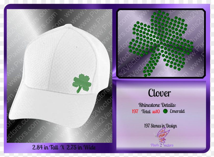 Clover Hats Cut Outs Clip Art Symbol Font Imitation Gemstones & Rhinestones PNG