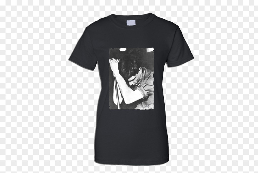 Ian Curtis T-shirt Hoodie Neckline Sleeve PNG
