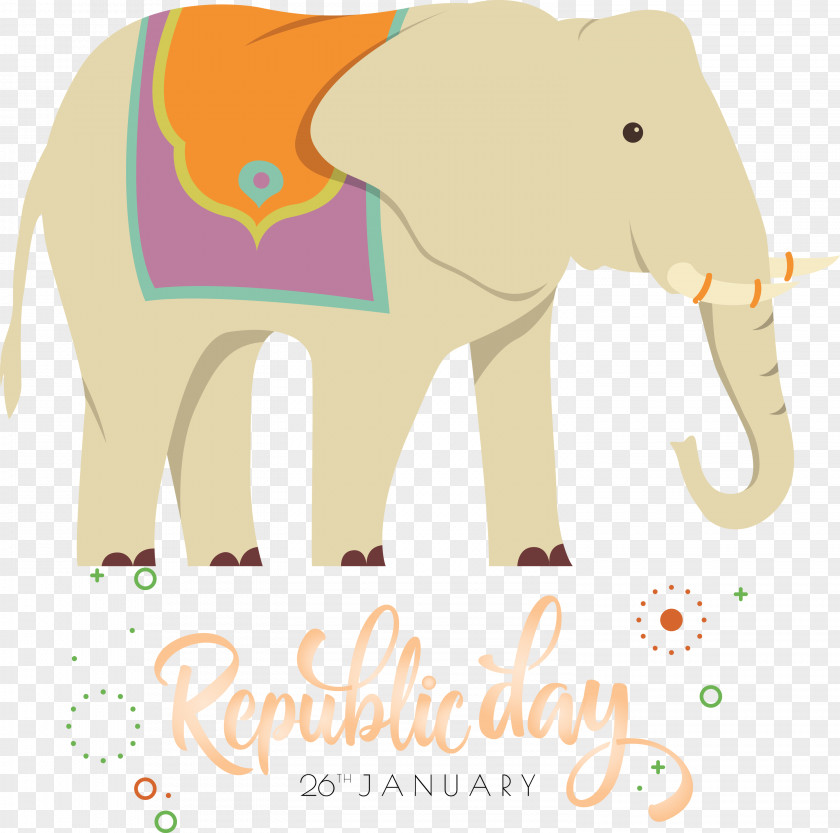 India Republic Day Elephant 26 January PNG