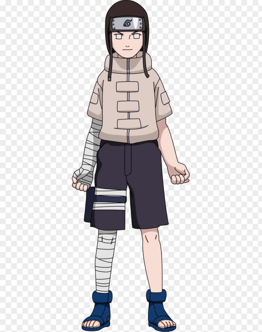 Naruto Neji Hyuga Clan Character PNG