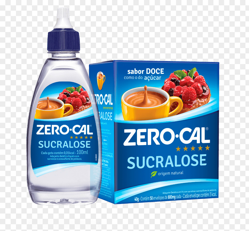 Sugar Substitute Adoçante Zero Cal Sucralose 100ml Zero-Cal Dietary Sweetener PNG