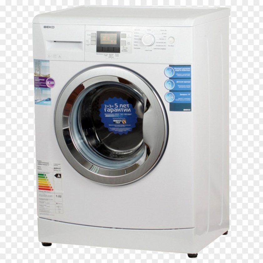 Washing Machines Beko Laundry Owner's Manual European Union Energy Label PNG