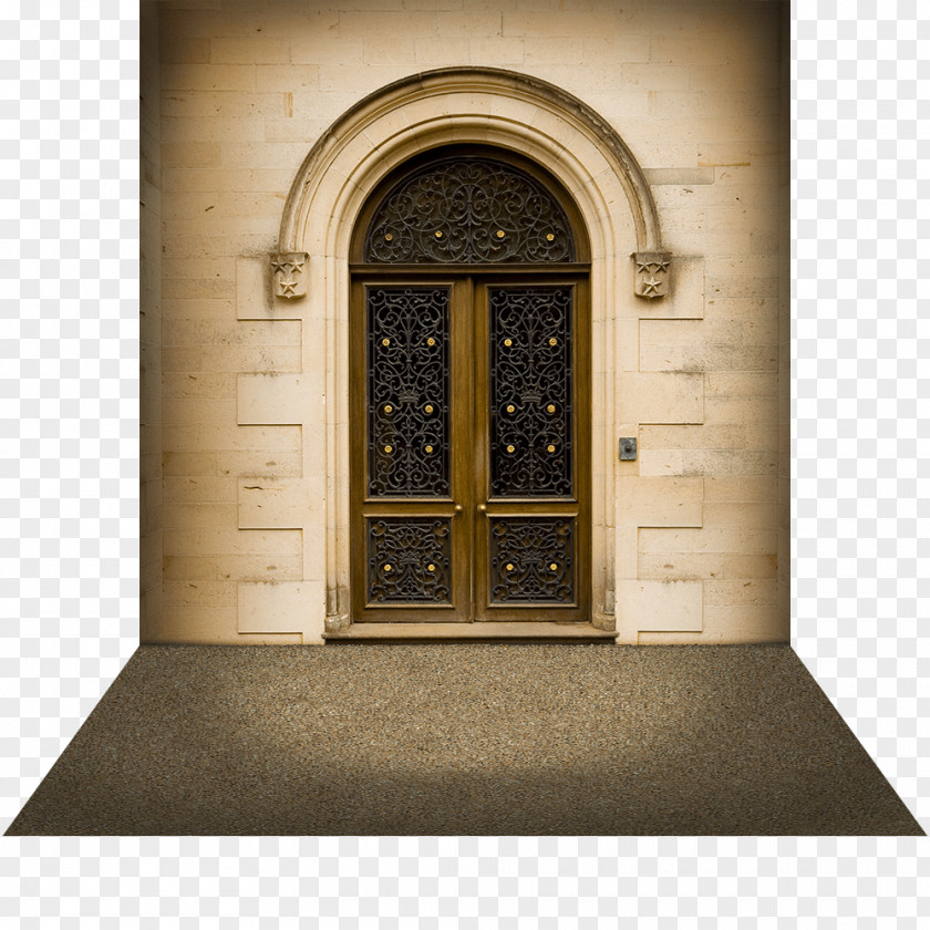 Backdrop Quadrangular Castle Window Door Arch PNG