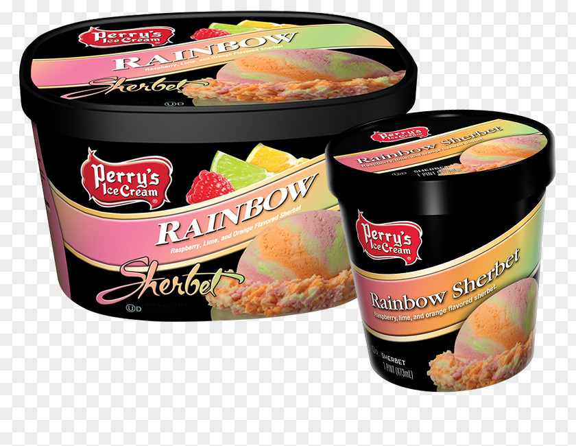 Ice Cream Cake Sorbet Rainbow Sherbet PNG
