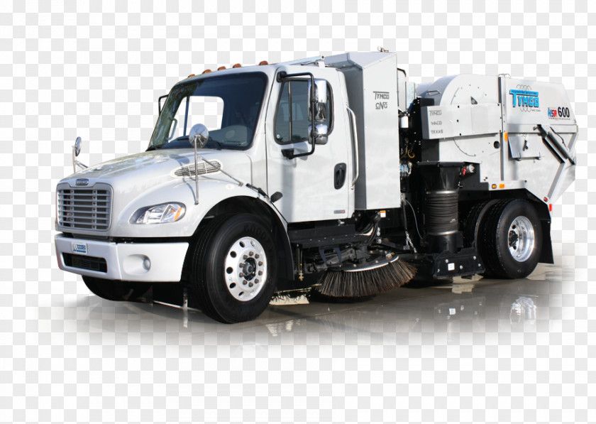 Street Sweeper Tire Machine Commercial Vehicle PNG