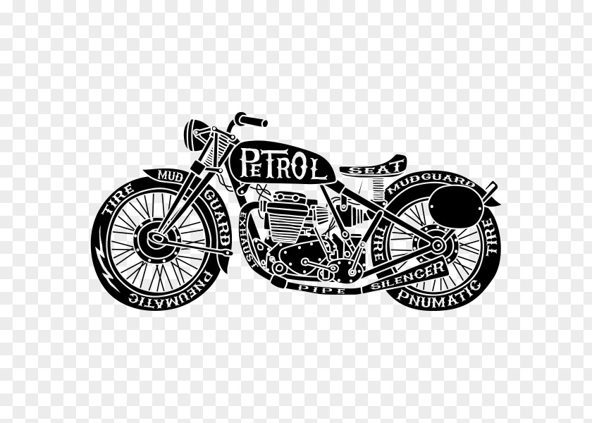 Vintage Logo Decorative Arts Motorcycle Paper Wall Vinyl Group PNG