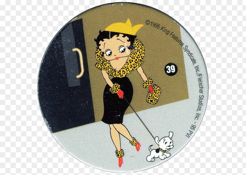 Betty Boop Cartoon Dog Walking PNG