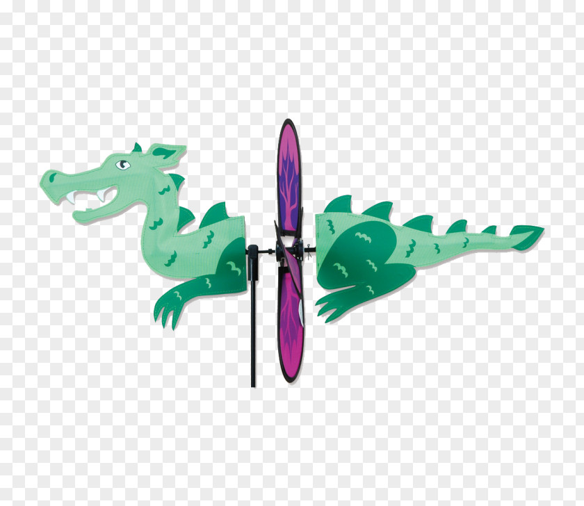 Dragon Kite Wind Pinwheel Garden Whirligig PNG