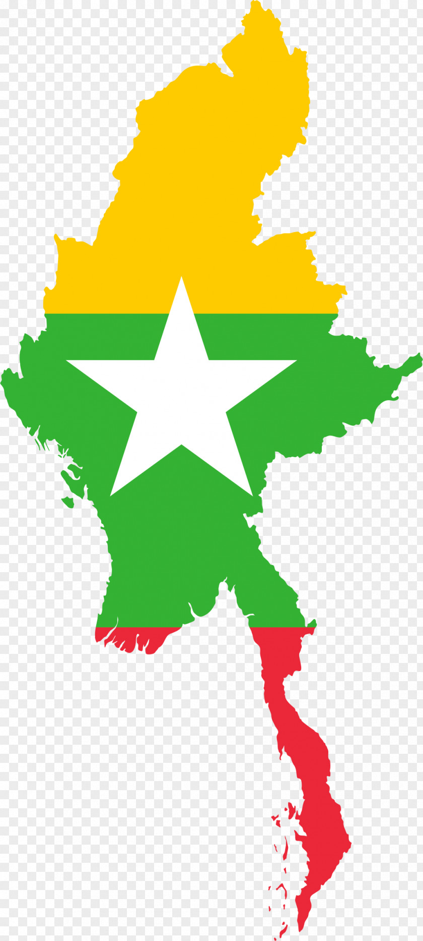 Map Burma Flag Of Myanmar Vector PNG