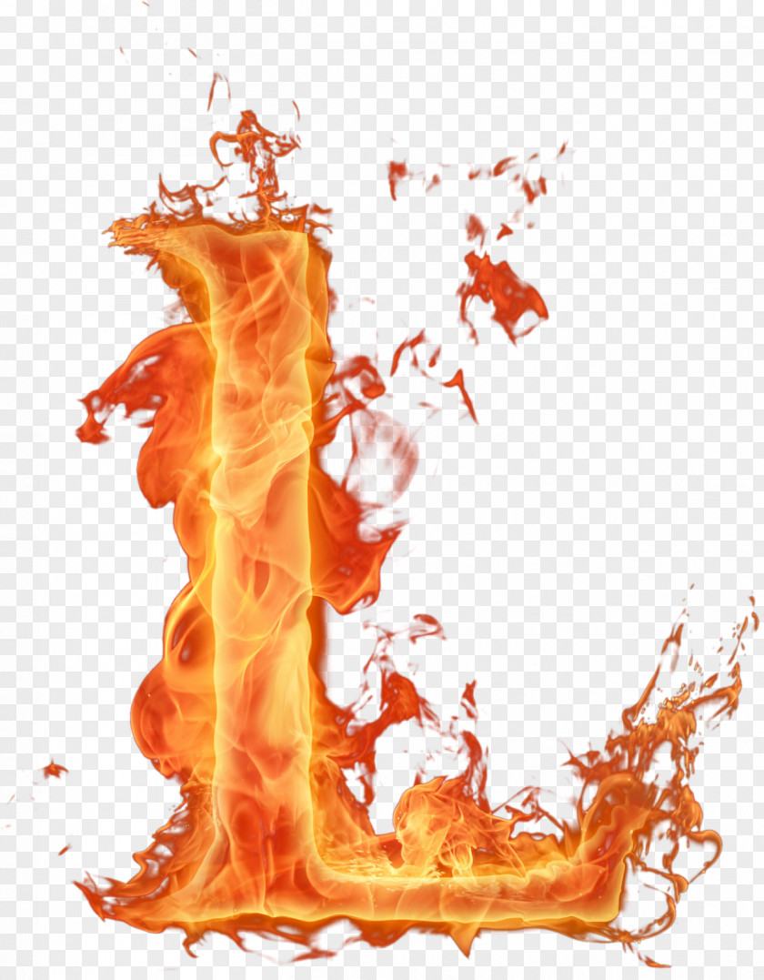 Burn Fire Letter Alphabet Flame PNG