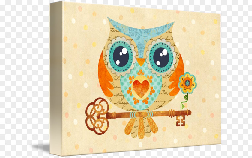 Owl Snowy Love Letter PNG