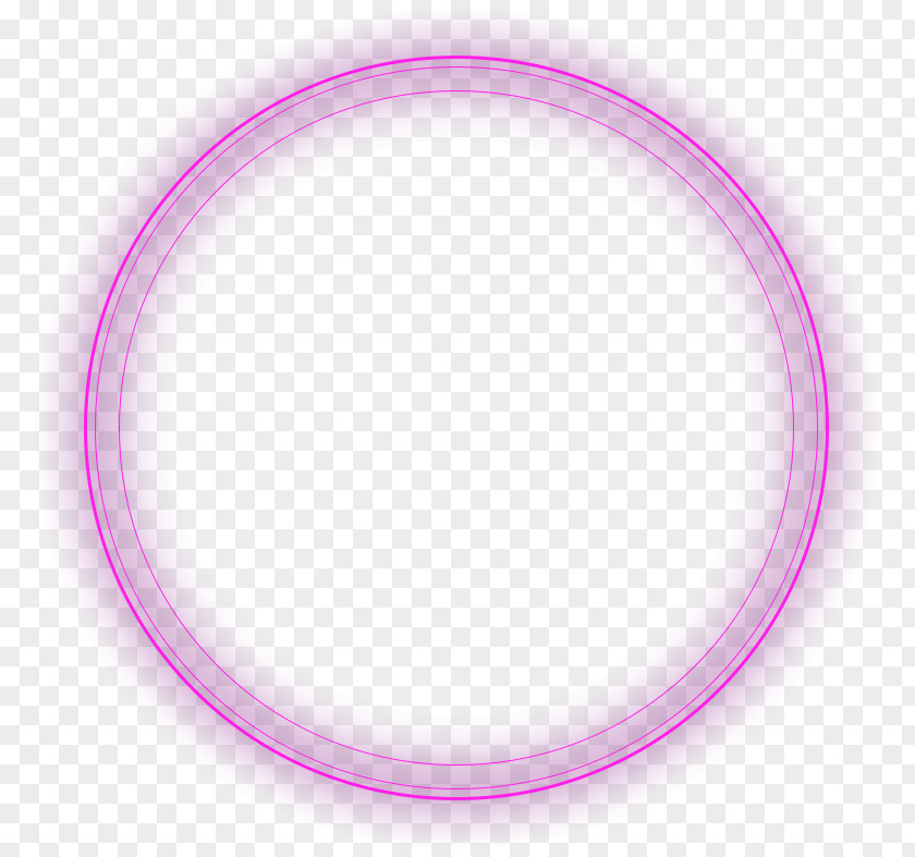 Purple Simple Circle Border Texture Rainbow PNG
