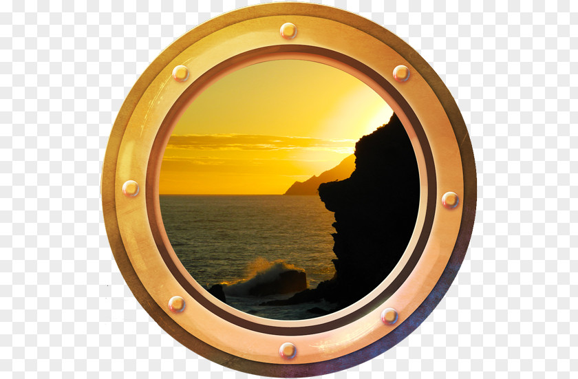 Window Wall Decal Porthole Meatless Meals PNG
