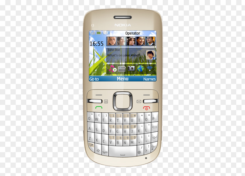 Nokia C300 C3 Touch And Type X3 5320 XpressMusic Telephone PNG