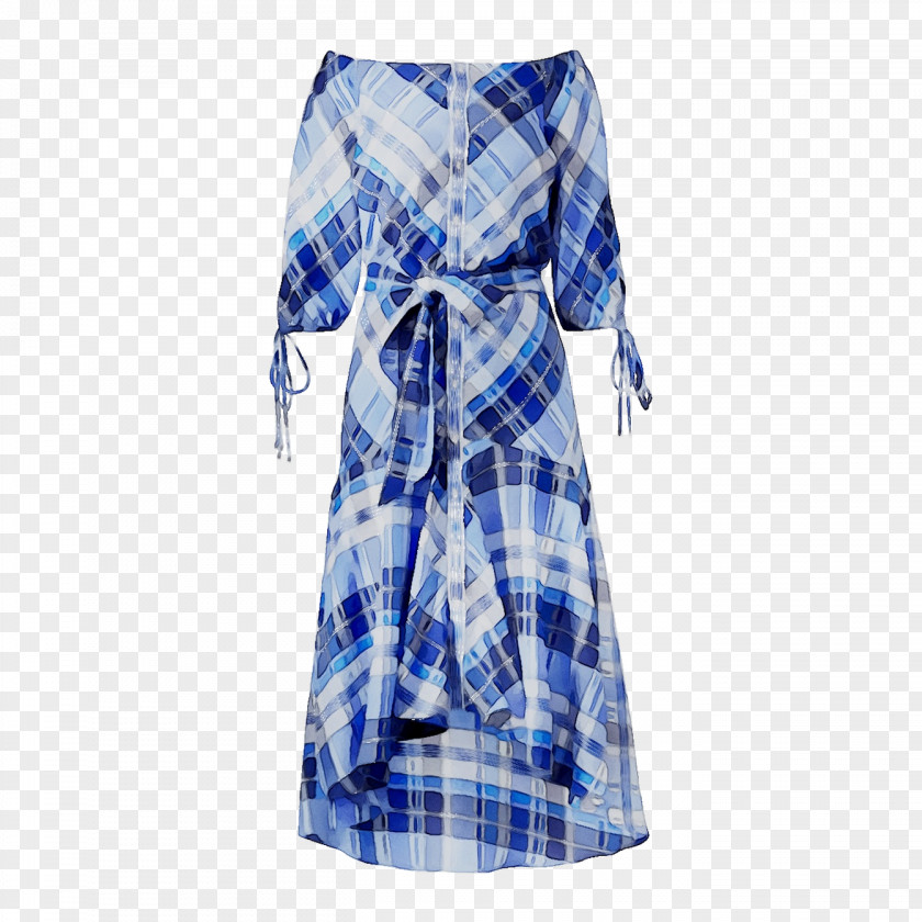 Shoulder Sleeve Dress Tartan PNG