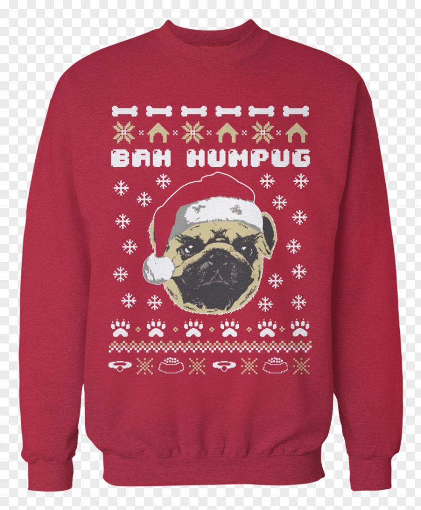 Ugly Pug Christmas Jumper Hoodie Sweater Day Clothing PNG