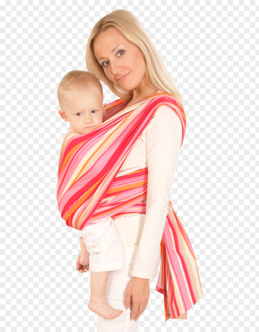 Pink Stripes Headscarf Baby Sling Child Ceneo S.A. Infant PNG