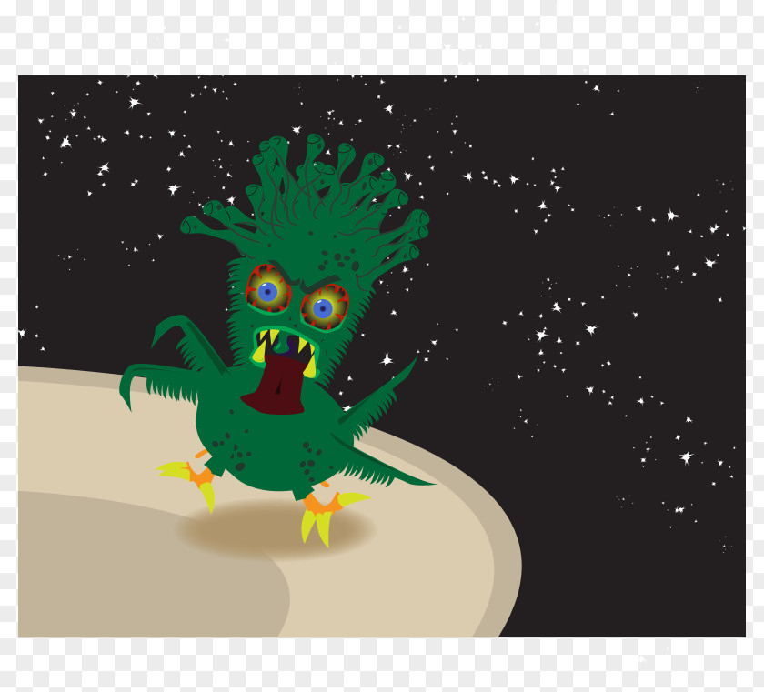SPACE MONSTER Wyandotte Chicken Egg PNG