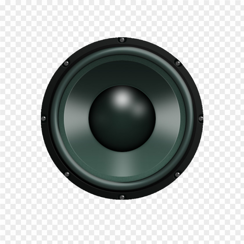 Speaker Vector Subwoofer Sound Loudspeaker PNG