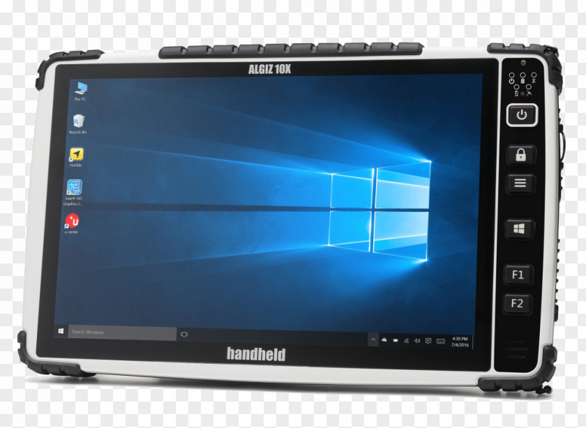 Algiz Microsoft Tablet PC Rugged Computer Capacitive Sensing Handheld Devices Windows 10 PNG