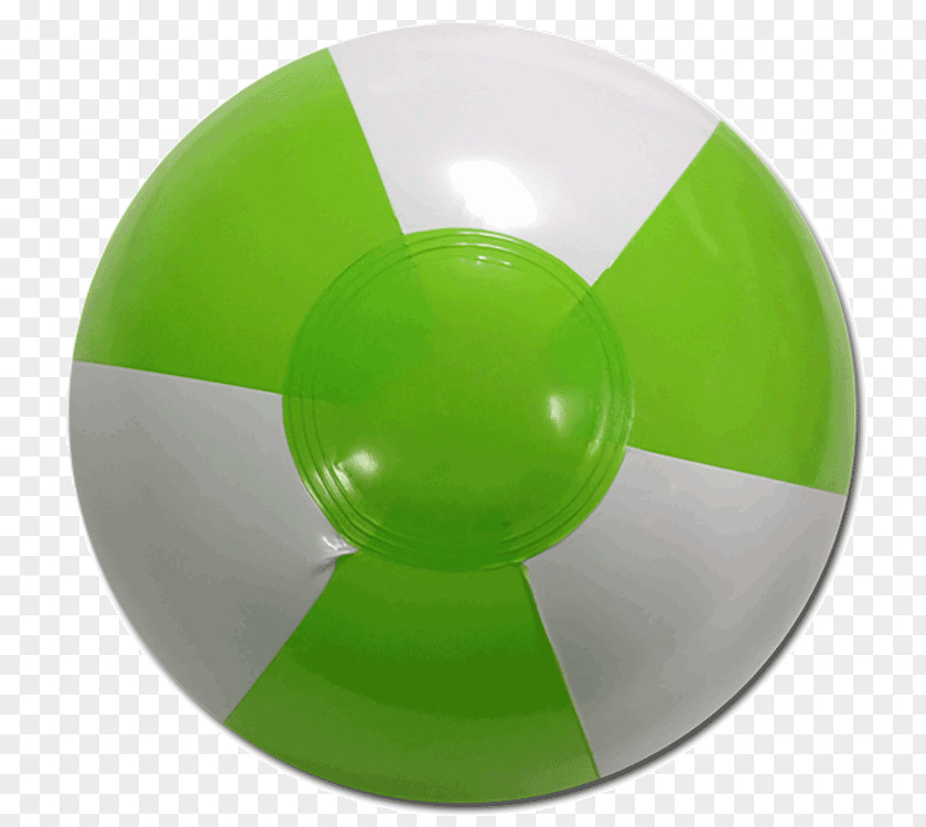 Beach Plastic Green Ball PNG