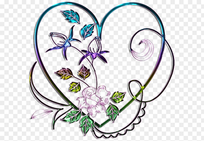 Cartoon Jewelry Floral Design Clip Art PNG
