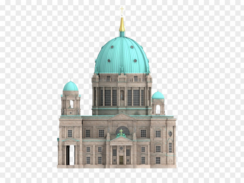 Creative Church Berlin Cathedral 3D Computer Graphics PNG