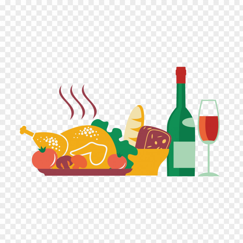 Food And Wine PNG