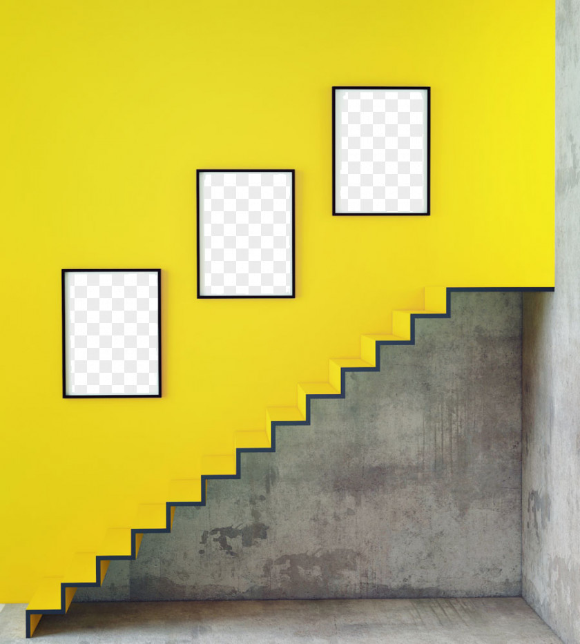 Frame On The Stairs Picture PNG