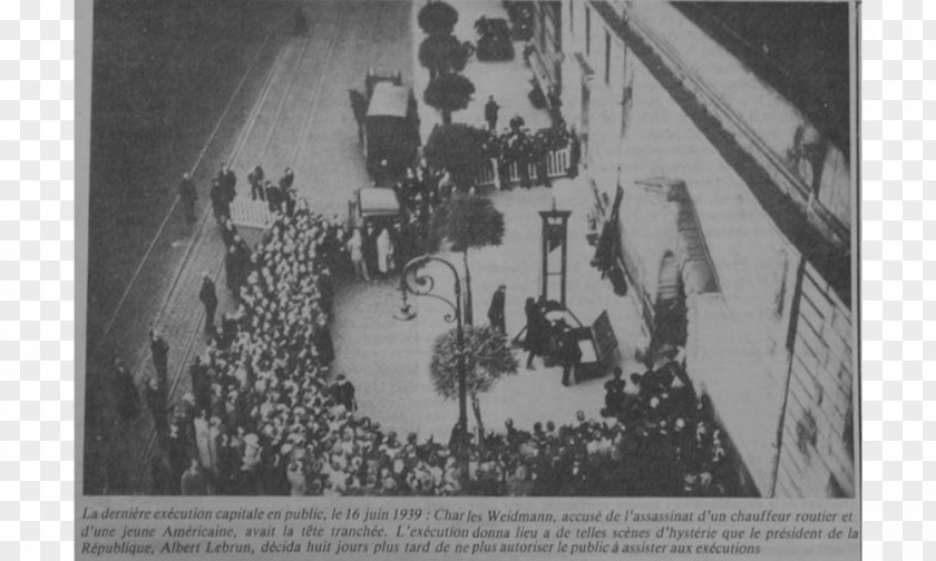 France Guillotine Capital Punishment Public Execution Murder PNG