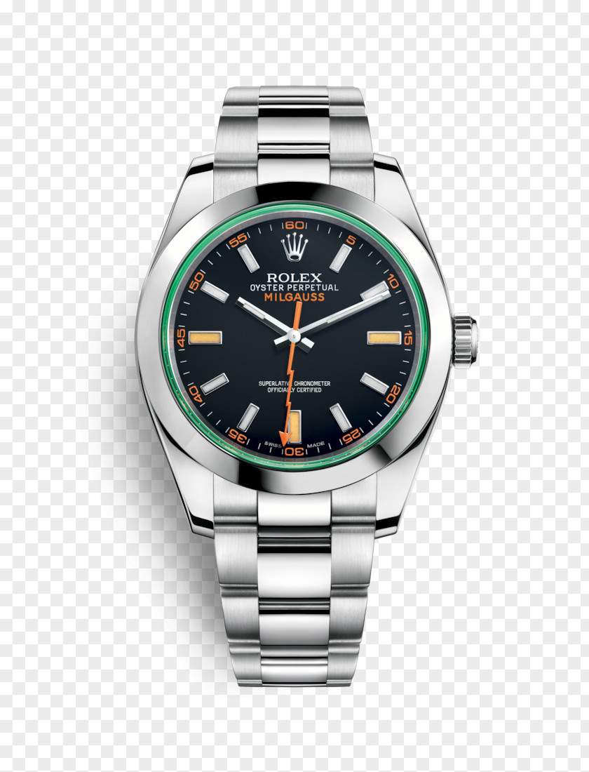 Rolex Milgauss Submariner Oyster Perpetual Watch PNG