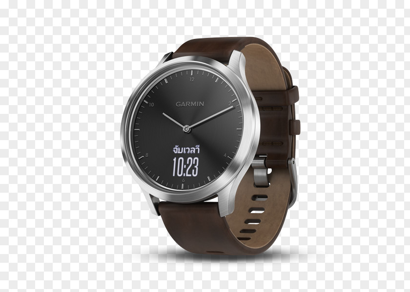 Silver Garmin Ltd. Vívomove HR Smartwatch Forerunner 235 PNG