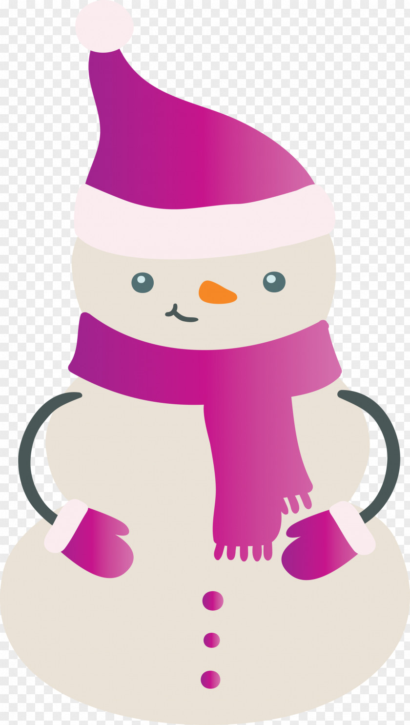 Snowman Winter Christmas PNG